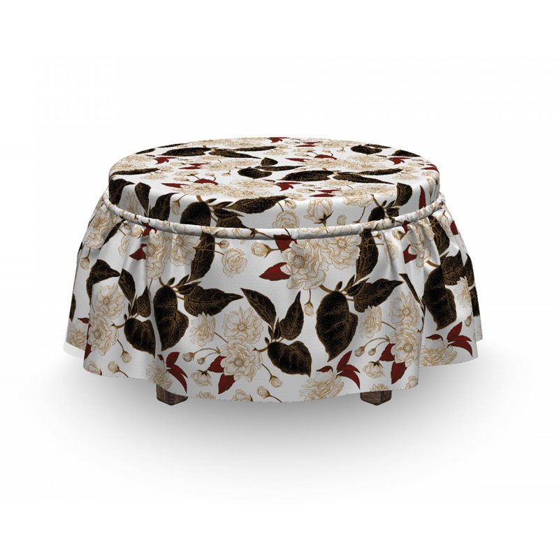 Housse pour repose-pieds de prune chinoise