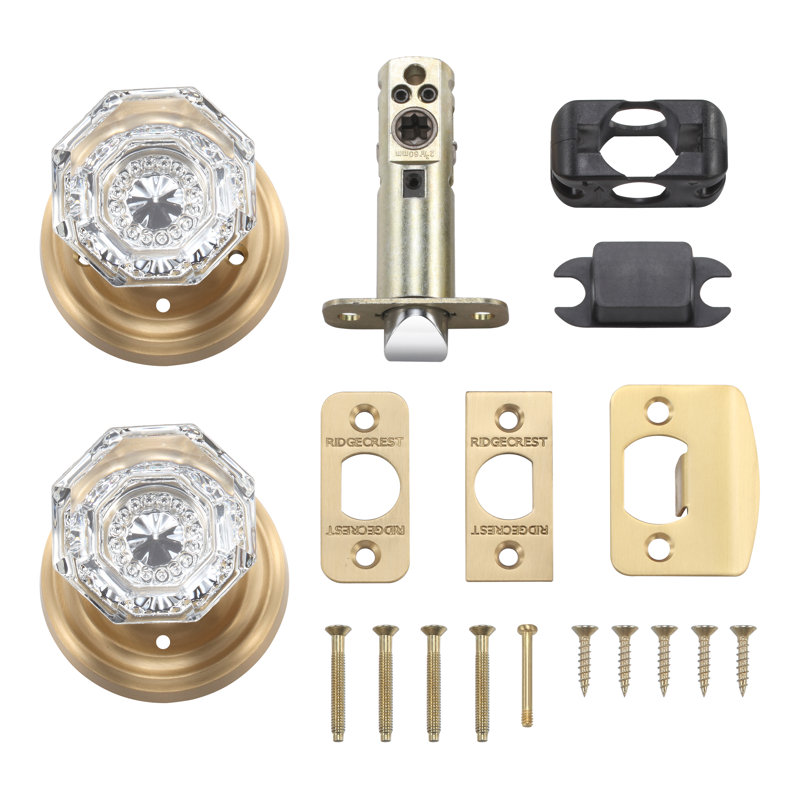 Torrey Privacy Knob, Satin Brass