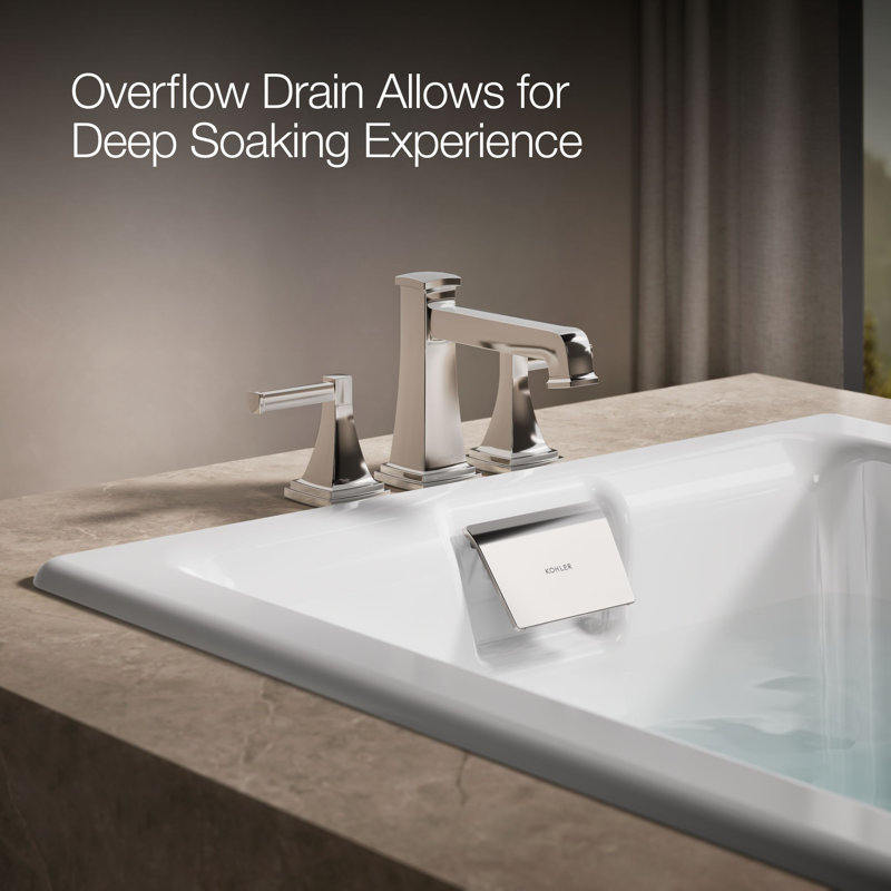 Tea-for-Two® Massage Whirlpool Bath, White