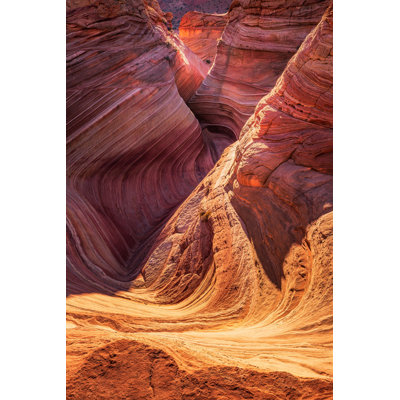«Jindra the Wave, Arizona» par Ruslankaln - photographie sur toile tendue