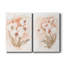 «White and Coral Orchid I», ensemble de 2 peintures sur toiles-1879707642-1879707646