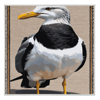  Washable Great Black backed Gull Birds Area Rug