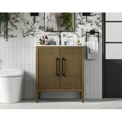 Meuble-lavabo simple 30 po