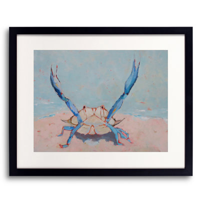 Blue Crab 3 Print by Phyllis Adams