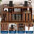 Modern Record Player Stand, 55'' Large Vinyl Record Storage Holder with Charging Station