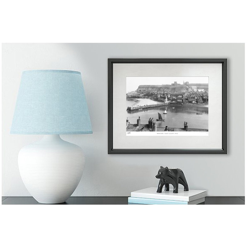 'Whitby, East Cliff 1913' by Francis Frith - Picture Frame Photograph Print on Paper, 45cm H x 60cm W x 2.3cm D