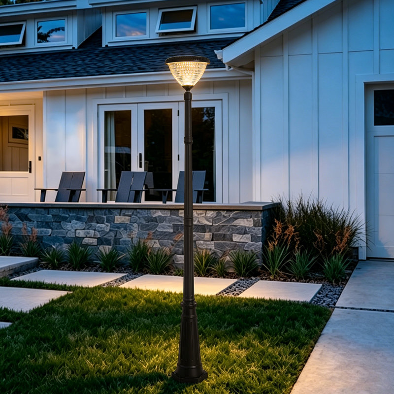Lampadaire solaire d'extérieur à 1 tête