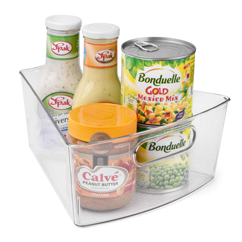Sorbus Wedge Storage Bin Organizer with Handle for Lazy Susan Corner Cabinet 8-Pack