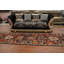 Tapis de couloir blanc antique