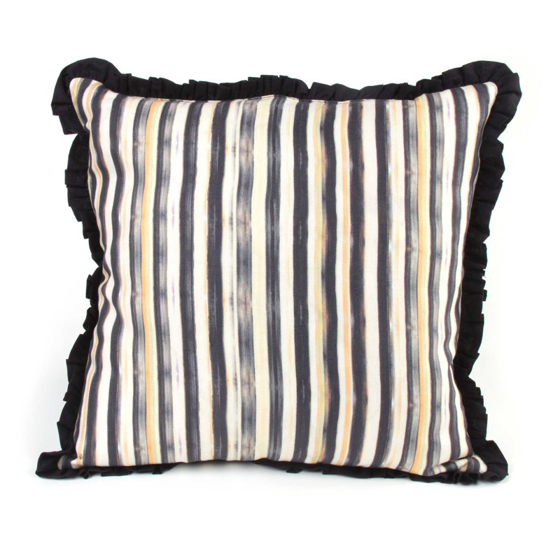 Courtly Check® Ruffled Square Throw Pillow