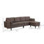 Canapé modulaire réversible en lin 50,4 po-664502501