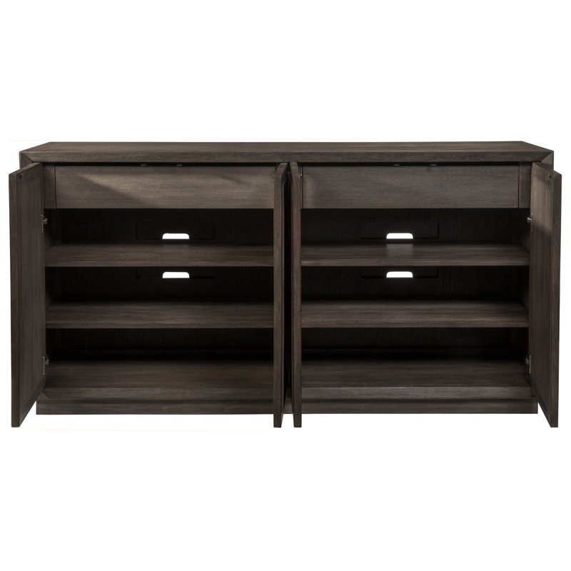 Antico Transitional 72'' Mahogany Sideboard with Diamond Overlay