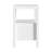 Clive 2 Drawer Nightstand 22"W With Shelf And Cane Doors, White-2085749268