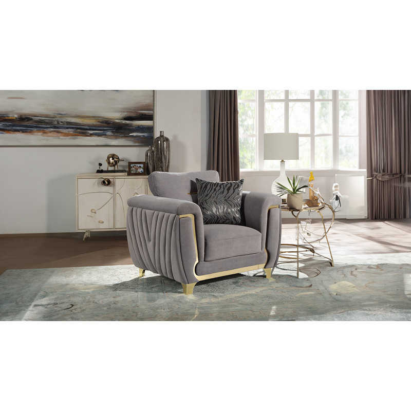 Chaise Lavern - gris, Polyuréthane gris