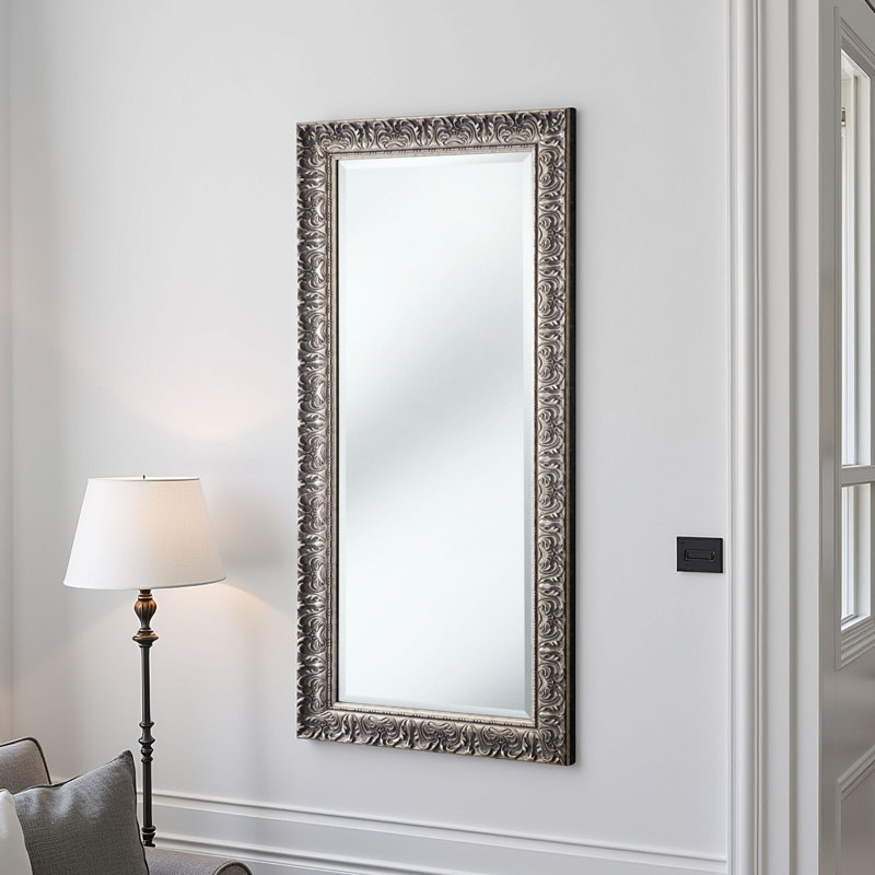 Rectangle Mirror, Silver, 138 cm H x 62 cm W
