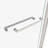 Sliding Bypass Shower Door - 5/16" Tempered Clear Glass, Brushed Nickel, Easy To Clean, Bathroom With Nano Clean Technology Leak