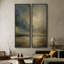 «Stormy Horizon Cloudscape Art For Room», ensemble de 2 reproductions d'art encadrées sur toile 60 po 2 pièces-654741456-654741459