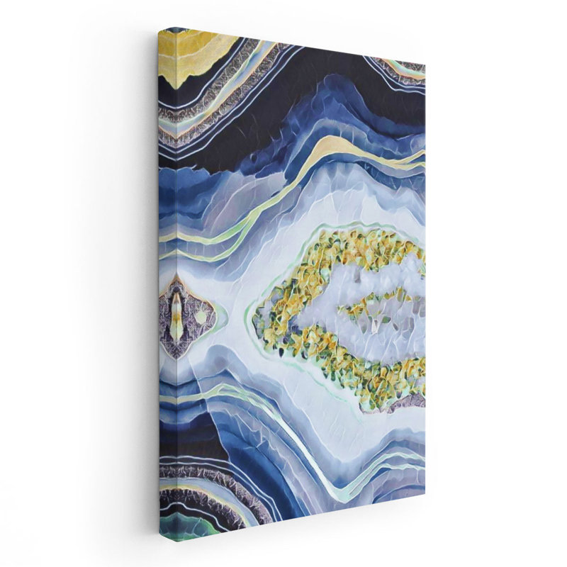 Abstract Geode - Canvas Print Wall Art, 30" H x 20" W