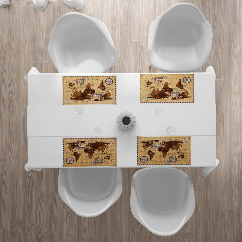 Polyester Cities & Maps Rectangle Placemat