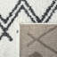 Tapis ivoire / gris foncé Alieshia Performance-972083011