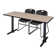 Neyland Cain T-Base Training Seminar Table & 2 Zeng Stack Chairs