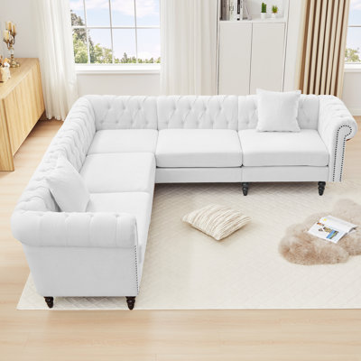 5 - Piece Upholstered Sectional