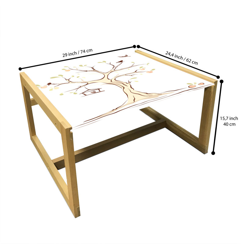 Jacyeon Sled Coffee Table, 62cm H x 74cm W x 40cm D