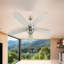 Ventilateur de plafond moderne de 52 po avec lumière et télécommande-990425066-990425058
