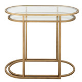 Lutterworth Glass Top Nesting Tables