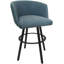 Tabouret de bar pivotant en métal Karimah-1389656975-1389656963
