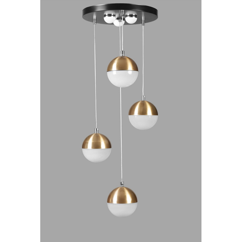 Chandle Chandelier, Gold
