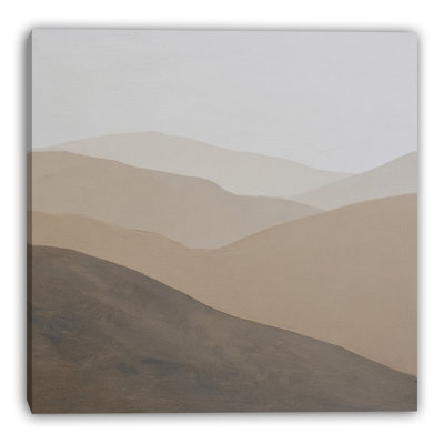 Toile tendue Shadowed dunes