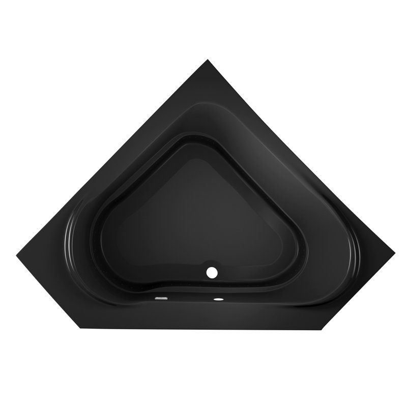 Baignoire d'angle Capella® 60 "x 60", Noir