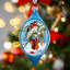 Holiday Splendor 3.5'' Handmade Glass Hanging Figurine Ornament