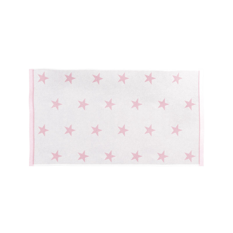 Star Hand Towel Single, Pink
