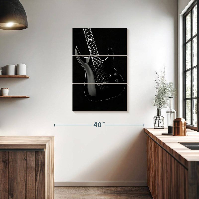 Guitare électrique BW, H 38 po x l 24 po