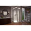 Cabine de douche coulissante encadrée DreamLine Cornerview P 42 po x l 42 po x H 74 3/4 po-61798925