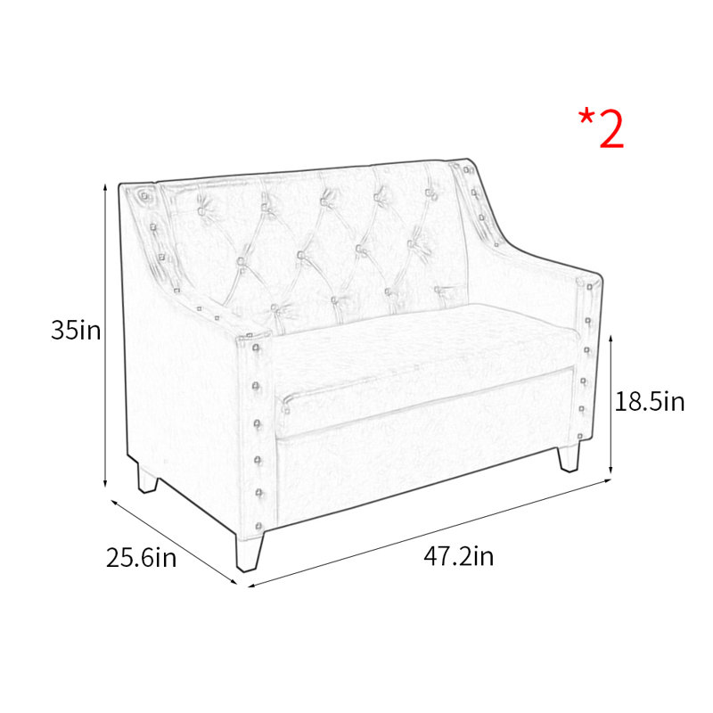Banc de café de style européen, Brun