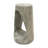Outdoor Side Table,Hollow Design End Table,Patio Garden Stool Table,Decorative Accent Table For Patio Balcony Beach Pool Side,Lightweight Concrete,Wood Like Texture-2021807205