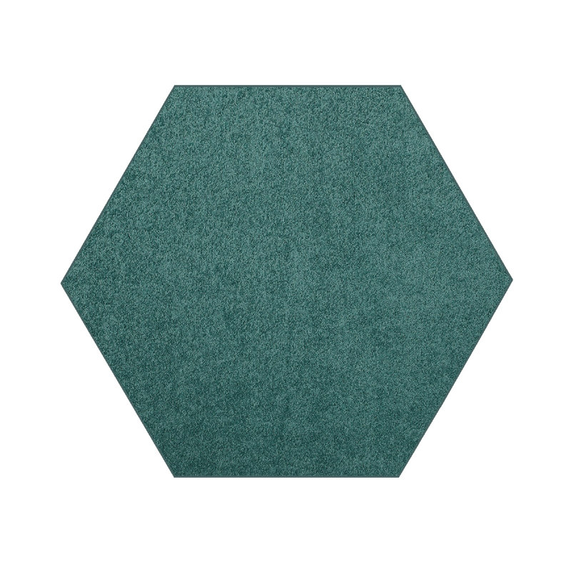 Meiners Washable Indoor Rug, Hexagon  12'