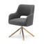 Fauteuil pivotant rembourré Breann-93705355