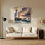 Art mural en métal rose, collection Coastal Lighthouse-1561393049