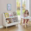 Kids White Sloping Bookcase