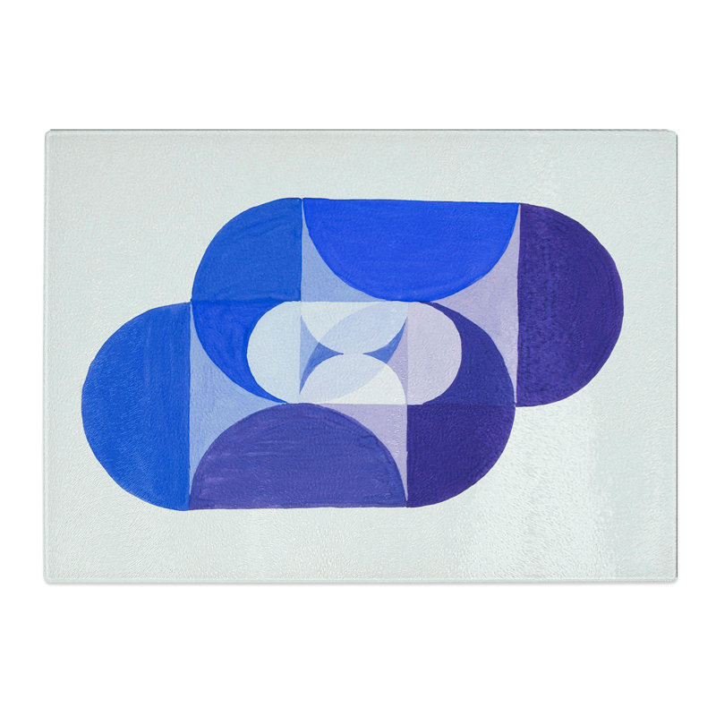 Key Blue by Joseph Schillinger Chopping Board, 0.4cm H x 20cm W x 28.5cm L