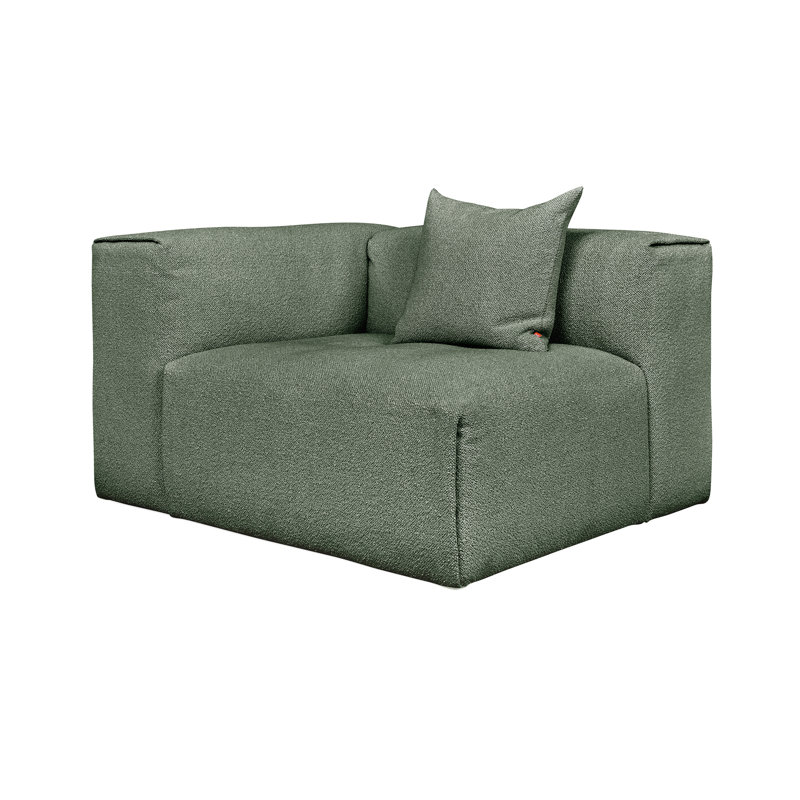 Nest Modular Left Arm Chair, Morris Pine