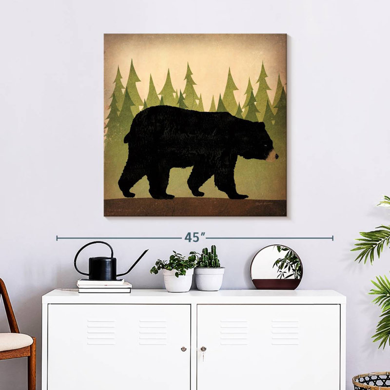 «Brampt Take a Hike Bear» sans mots, H 30 po x l 30 po