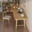 Bureaux rectangulaires en bois massif Burlywood-983022397
