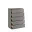Commode 5 tiroirs Oniskey - gris