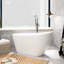 55.12'' x 30.75'' Freestanding Soaking Acrylic Bathtub