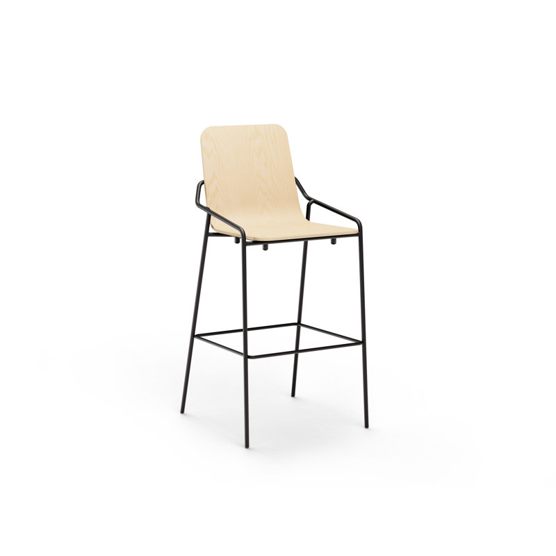 Dupont Counter Stool, Natural Ashwood, Counter Stool (26" Seat Height)
